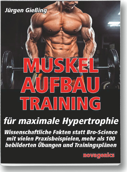 Buch Cover Muskelaufbau Training für maximale Hypertrophie
